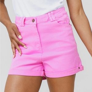Bubblegum Pink Denim Dèluc Shorts